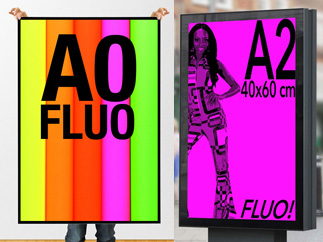 impression Affiche Fluo Grand Format petite quantité pas cher  impression grande affiche fluo revendeur, poster fluo, affiche fluo pas cher impression à l'unité