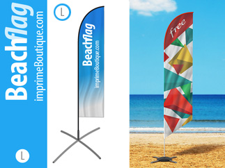 Oriflammes publicitaires- Classic Beachflag Bend XL ❖ Window2Print